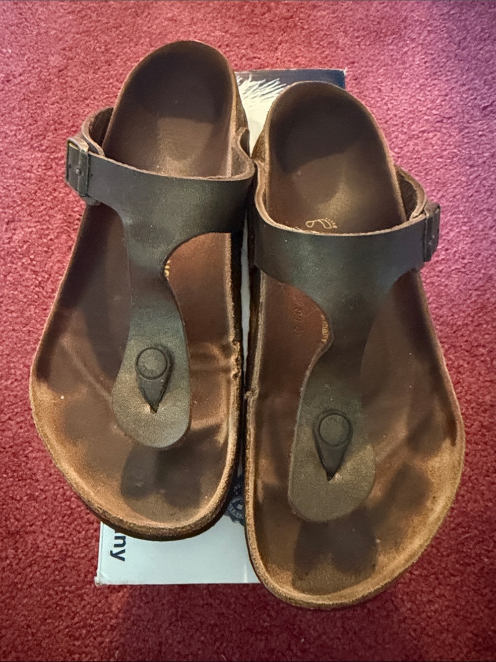 Birkenstock Gizeh Sandal golden Brown size 40 (9 / 9.5)